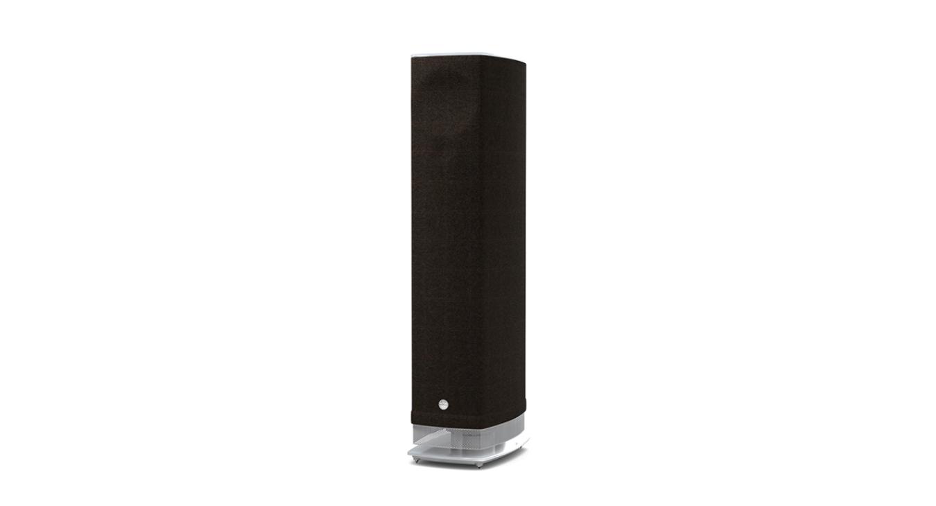 Linn Series 5 530 Exakt Active Loudspeaker in harris tweed grouse in white